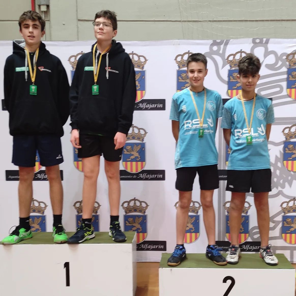 Medallas navarras en el Torneo Territorial Ranqueable celebrado en Alfajarín